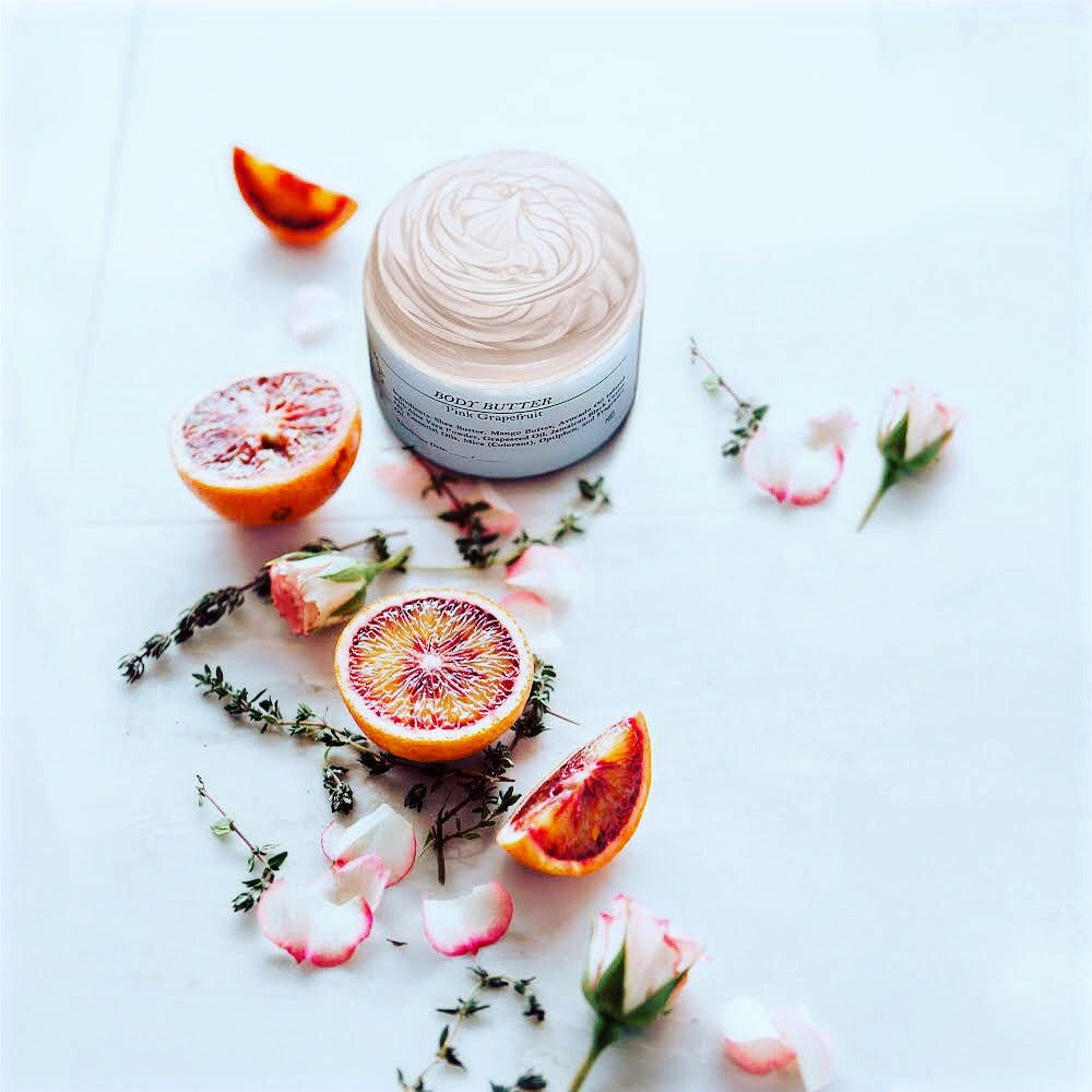 Pink Grapefruit. Organic Whipped Body Butter image 0